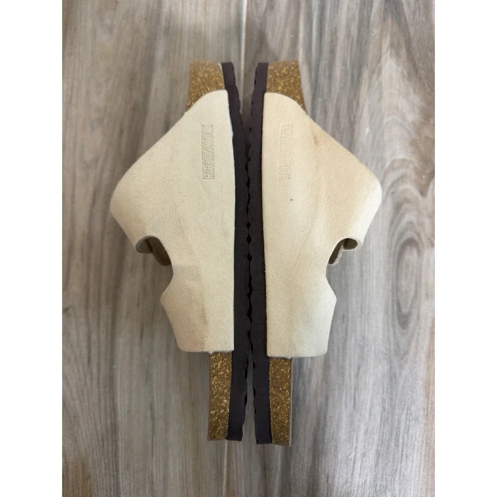 Birkenstock Arizona Women's Size 39 / 8 US‎ Tan Beige Suede Leather Minimalist